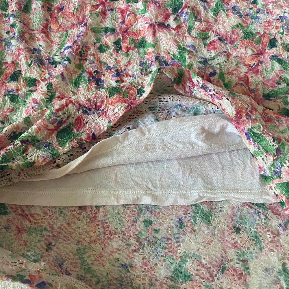Free People Lace Floral Bodycon Dress Size XS - Picture 11 of 15